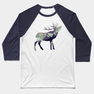 Geometric Stag Baseball T-Shirt